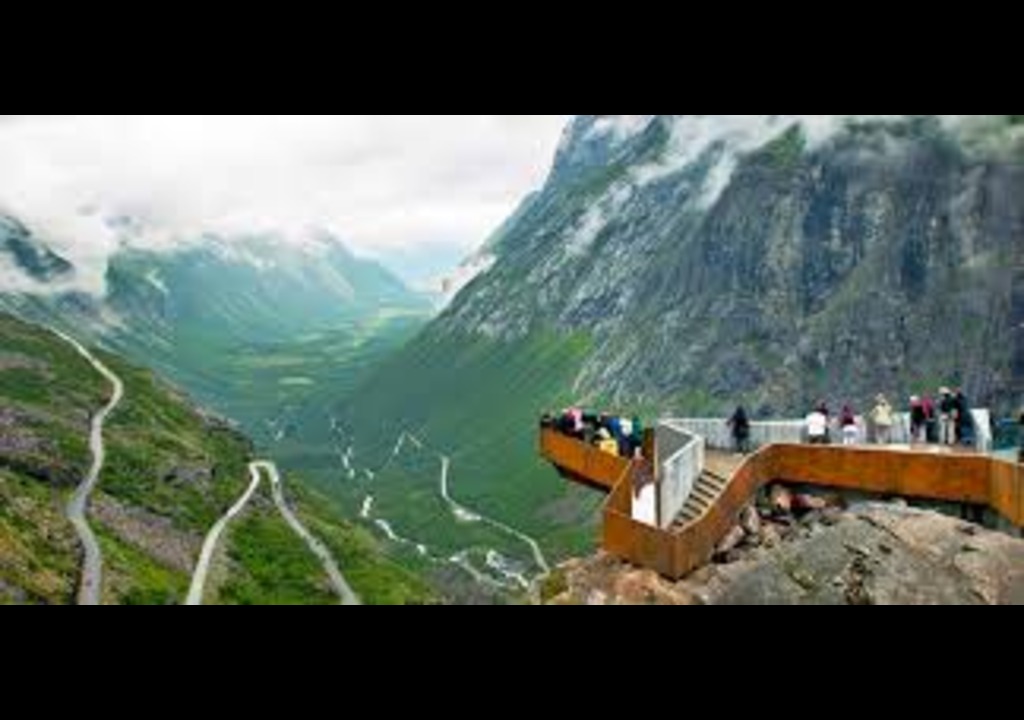 Geiranger Trollstigen view in Norway