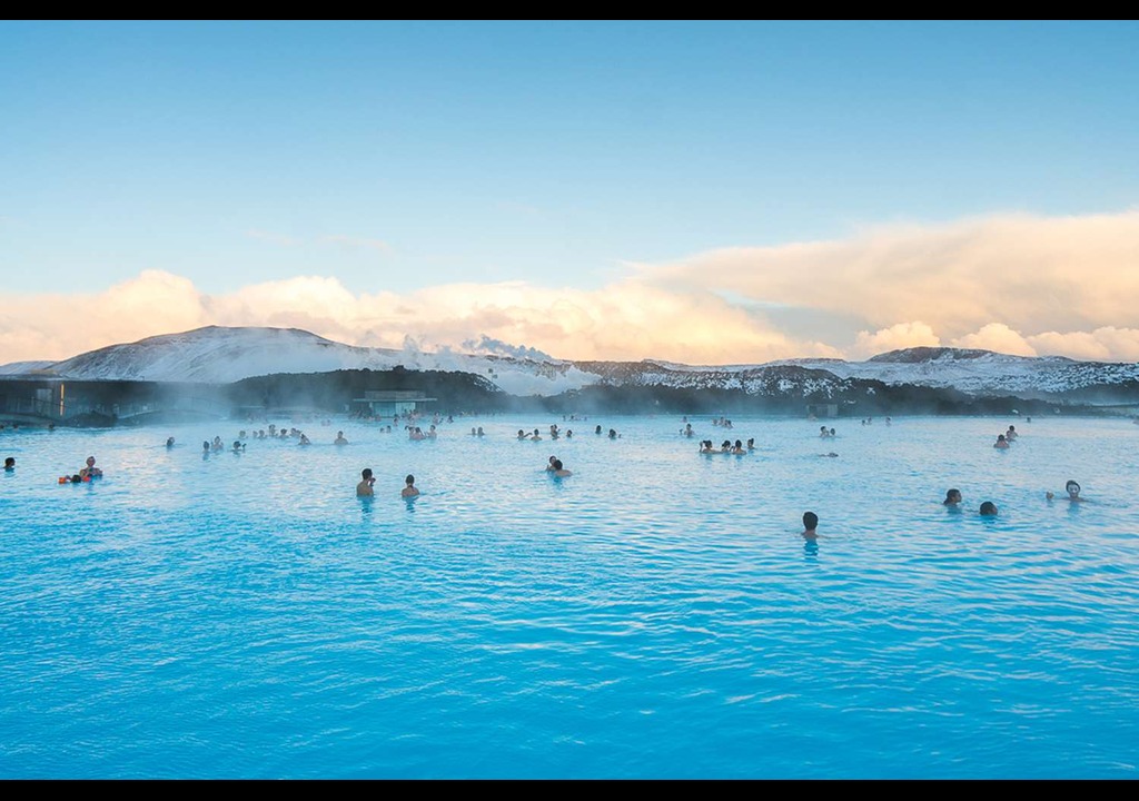 Blue Lagoon in the Iceland where most of the people dive as a fun